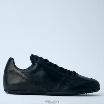 26 FW 릭오웬스 Minimal 레이스업 스무스 레더 미니멀 스니커즈 RP01F6895 LBHX 999