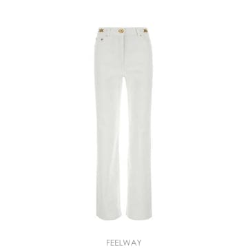 26 FW 베르사체 메두사 95 로고 스트레이트 데님 진 1D110 10137451A08570
