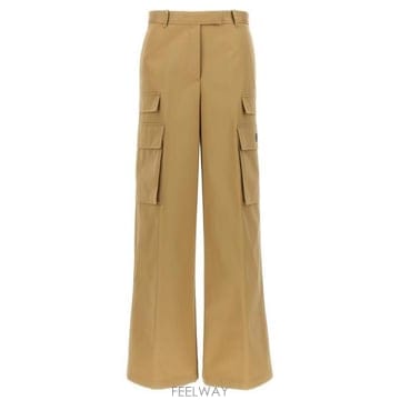 26 FW 베르사체 하이 웨이스트 와이드 카고 팬츠 1KD40 10136401A01718