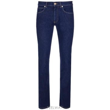 26 FW 베르사체 로고 패치 미드라이즈 진 A818321A02233