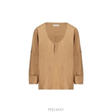 26 FW 생로랑 헨리 U넥 블라우스 790080Y7I17