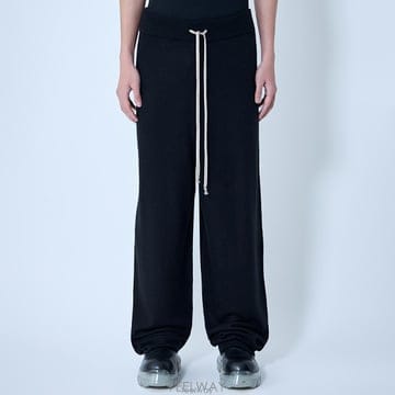 26 FW 릭오웬스 드로우스트링 캐시미어 트랙 팬츠 블랙 RU01F2668 WSB 09
