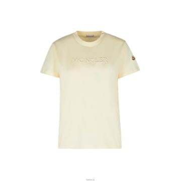 26SS 로고 패치 티셔츠 아이보리 8C000 21 89AUO 037