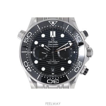 [탑타임] 오메가 씨마스터 다이버 300 스틸 크로노 검정판 44mm