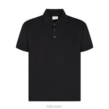 26 FW 생로랑 카산드라 쇼트슬리브 폴로 셔츠 블랙 798944Y37HC