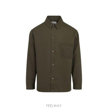 26 FW 생로랑 카상드르 버튼업 셔츠 그린 838697Y253W