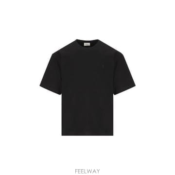 26 FW 생로랑 카상드르 오버사이즈 티셔츠 블랙 862769Y38AK