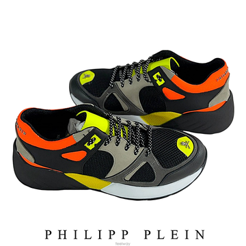 국내당일 필립플레인 남성 스니커즈 블랙옐로우 Philipp Plein MSC2346 PLE067N 0209