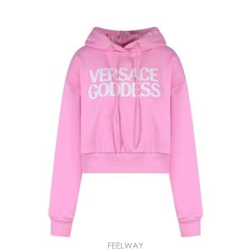 베르사체 후드 맨투맨 스웨트셔츠 여성 GODDESS