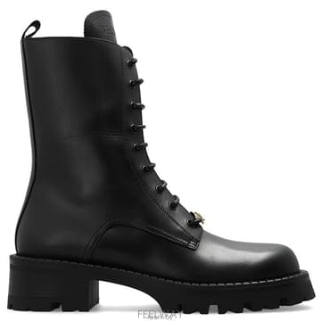 26 FW 베르사체 Vagabond 베가본드 레이스업 아미 부츠 블랙 10113871A02254