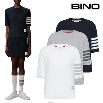 Thom Browne 26SS ����� �ؽ�ó�� ��ư ���� Ƽ���� FJS222A26SS ����� �ؽ�ó�� ��ư ���� Ƽ���� FJS222A