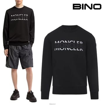 26SS 몽클레르 로고 크루넥 맨투맨 8G00004 89AZY
