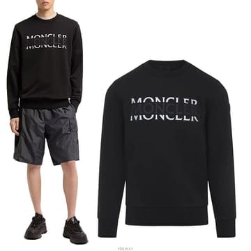 26SS 몽클레르 로고 크루넥 맨투맨 8G00004 89AZY