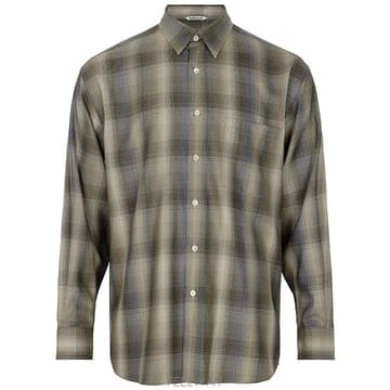 AURALEE ���� 25FW ������� ���� ����Ʈ üũ �� ���� A25AS01LC BROWN BLUE CHECK���� 25FW ������� ���� ����Ʈ üũ �� ���� A25AS0