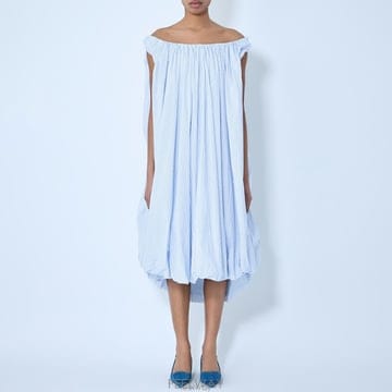 26 FW 자크뮈스 Le Lavande 오프숄더 넥라인 미디 드레스 26EDRW00758AW00758 3FG