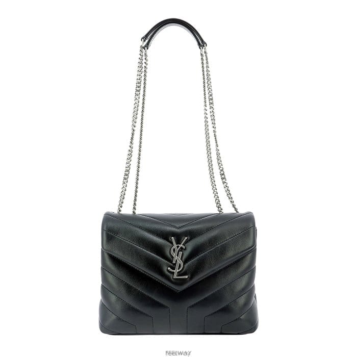26 FW 생로랑 Loulou 퀼팅 스몰 숄더백 블랙 494699DV726