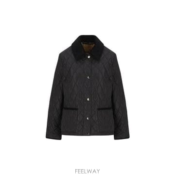 26 FW 버버리 롱슬리브 퀼팅 포켓 자켓 블랙 8107510