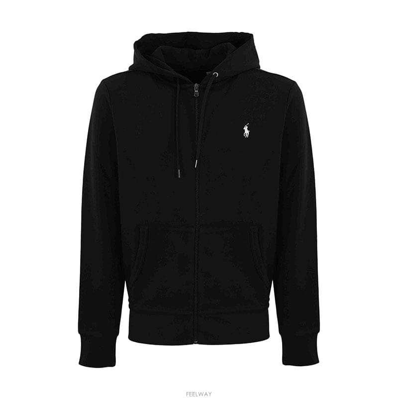 26SS 폴로랄프로렌 포니로고 블랙 남성 후드 집업 710888282001