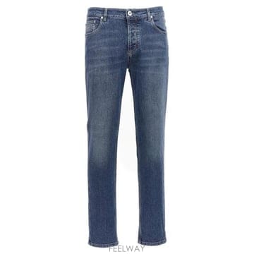 26 FW 브루넬로 쿠치넬리 미드라이즈 슬림핏 진 블루 M283PD3210