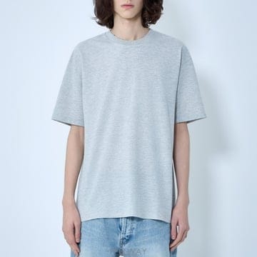 26 FW 생로랑 Cassandre YSL 카산드레 코튼 반팔 티셔츠 그레이 832941 Y37HC 1403