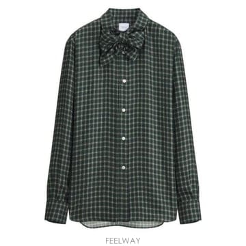 크리스찬 디올 리무버블 톤온톤 블라우스