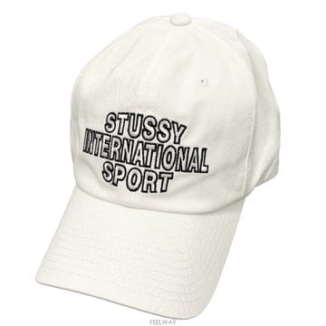 스투시 야구모자 화이트