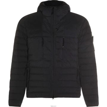 (당일) 26SS 스톤 아일랜드 와펜 패치 심리스 터널 블랙 경량 패딩 자켓 L1S15 4100107 S01