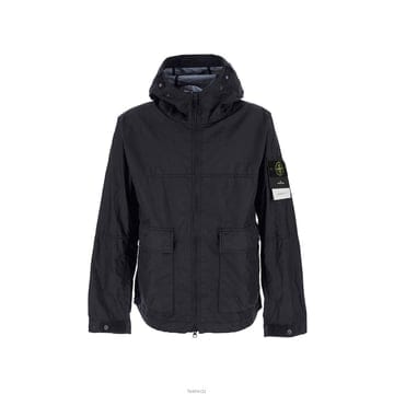 스톤 26SS 와펜 패치 멤브리나 3L TC 후드 자켓 네이비 L1S15 4100004 S0A21 V0020