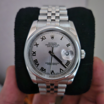 롤렉스 데이저스트 스틸 화이트 36mm