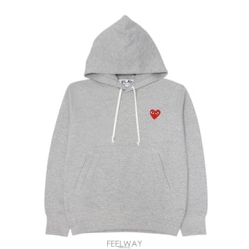 꼼데가르송 레드와펜 남녀공용 후드티 AX T170 051 1