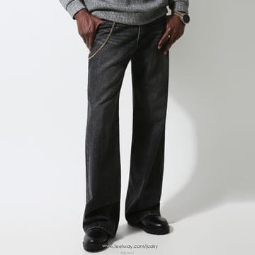 STRIKE Black Light Wash Long Flare DenimBlack Light Wash Long Flare Denim