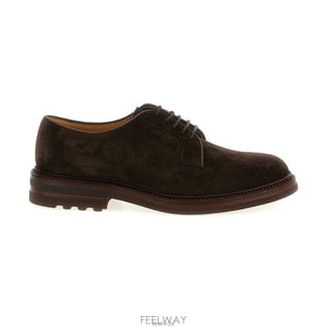 26 FW 브루넬로 쿠치넬리 라운드 토 레이스업 더비 슈즈 MZUPEAX810