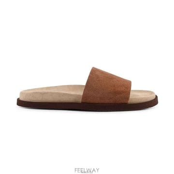 26 FW 브루넬로 쿠치넬리 슬립온 샌들 브라운 MZUSOLY236