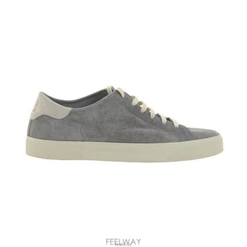 26 FW 브루넬로 쿠치넬리 로고 엠보싱 프론트 레이스업 스니커즈 그레이 MZUCHHP330