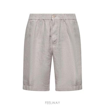 26 FW 브루넬로 쿠치넬리 버튼 스트레이트 레그 쇼츠 M243DU0065