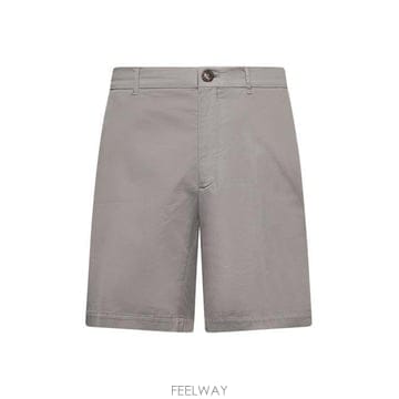 26 FW 브루넬로 쿠치넬리 미드라이즈 버뮤다 쇼츠 그레이 M289LU0010