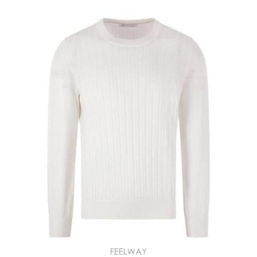 26 FW 브루넬로 쿠치넬리 크루넥 니트 점퍼 C2723 M29204000
