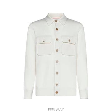 26 FW 브루넬로 쿠치넬리 패치 포켓 니트 가디건 CO312 M22703806