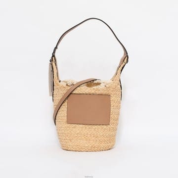헬렌카민스키 니시다 라피아 여성 버킷백 BAG51961 NATURAL CARAMEL