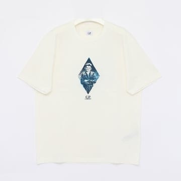 CP컴퍼니 CP 마른모 프린팅 반팔 남성 티셔츠 20CMTS266A 110656W 103