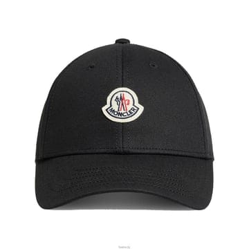 26SS 몽클레르 개버딘 야구 블랙 캡 모자 L10933B0000804863 999