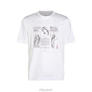 26 FW 브루넬로 쿠치넬리 그래픽 프린트 크루넥 티셔츠 CFC06 M0B138517