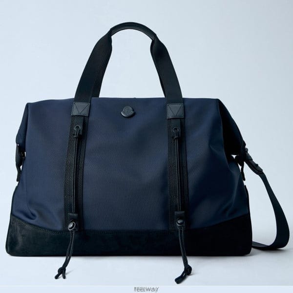 26 FW 몽클레어 로고 패치 레인포스 베이스 홀드올 위캔드백 네이비 L109A 5G00001 M7