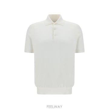26 FW 브루넬로 쿠치넬리 숏슬리브 버튼 폴로 셔츠 CO312 M29800125