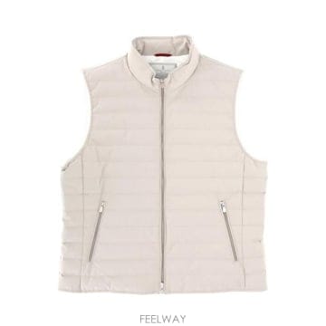 26 FW 브루넬로 쿠치넬리 슬리브리스 퀼팅 질레 CJM82 MM4791451