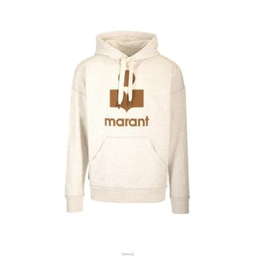 이자벨마랑 26SS MANSEL 로고 후드티 에크루카멜 SW0001FA A1M07E ECCA