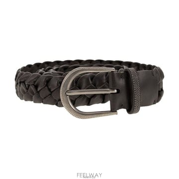 브루넬로 쿠치넬리 브레이디드 벨트