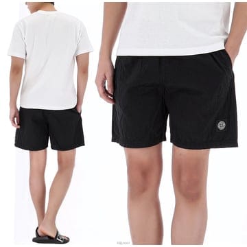 구템즈 26SS 스톤아일랜드 L사이즈 럭키찬스 로고 패치 나일론 스윔 팬츠 L1S15B100004 S0043