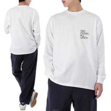 구템즈 26SS 나나미카 OOAL 그래픽 롱 슬리브 S25FT005E OFFWHITE