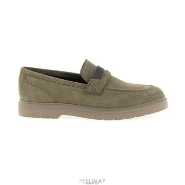 26 FW 브루넬로 쿠치넬리 엠벨리쉬드 아몬드 토 로퍼 C8850 MZSFG2370